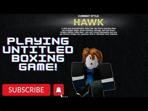 untitled boxing game hawk style